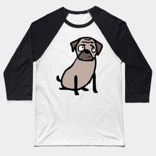 Hermione the Pug Puppy Baseball T-Shirt